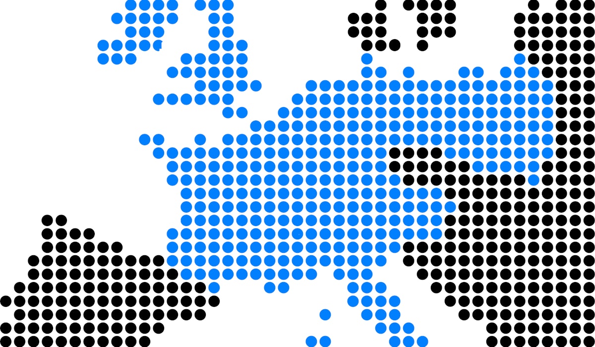 Nomios Eropean Map Dotted