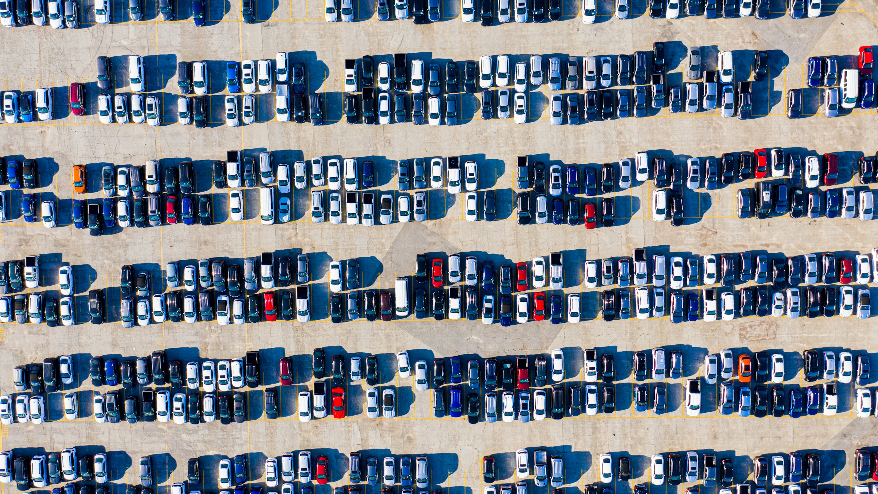 Car parking from above