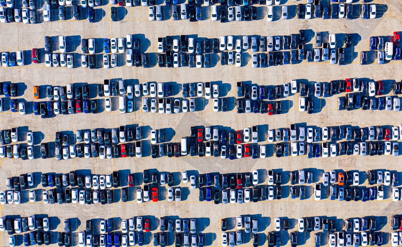 Car parking from above