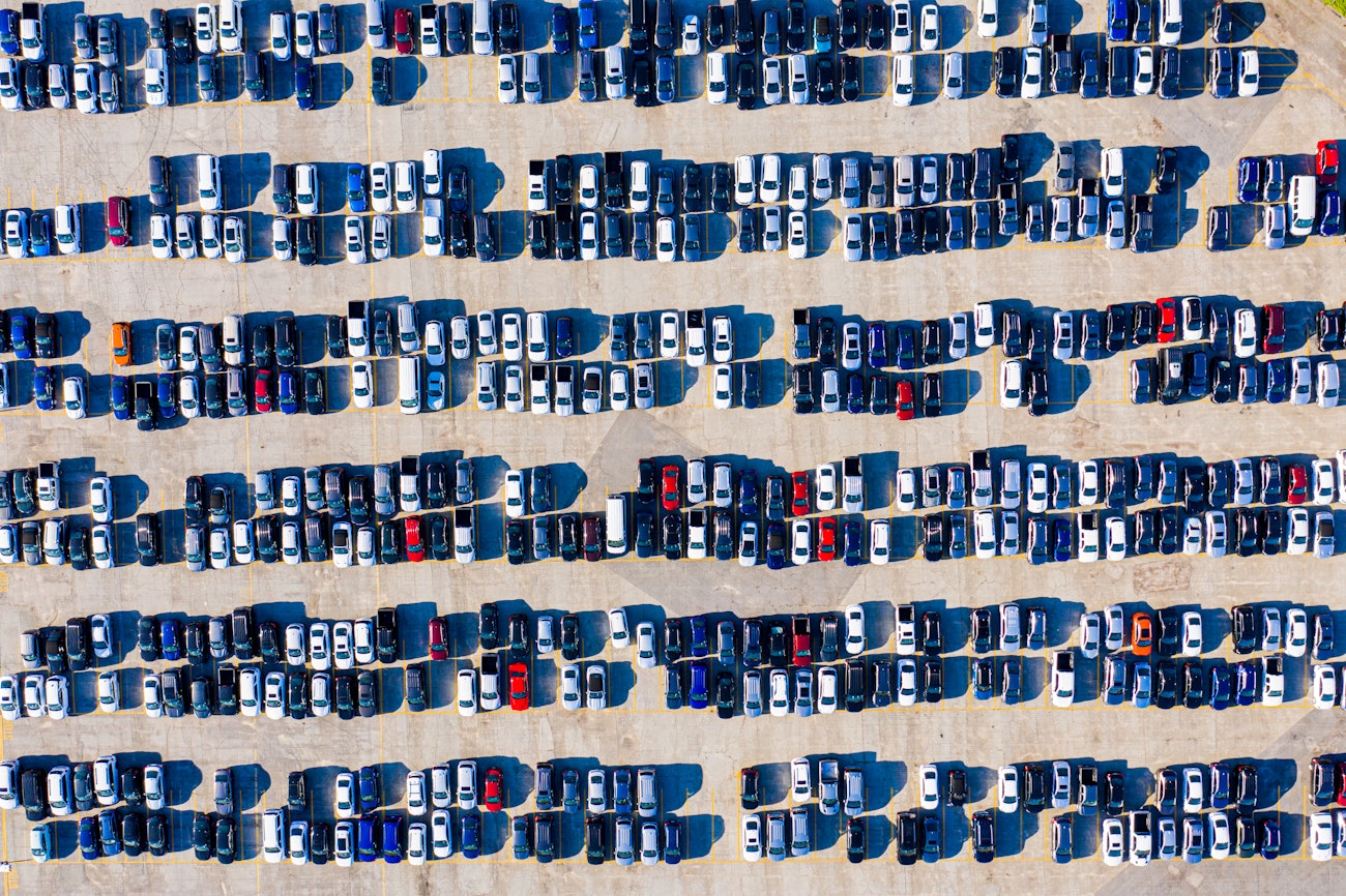 Car parking from above