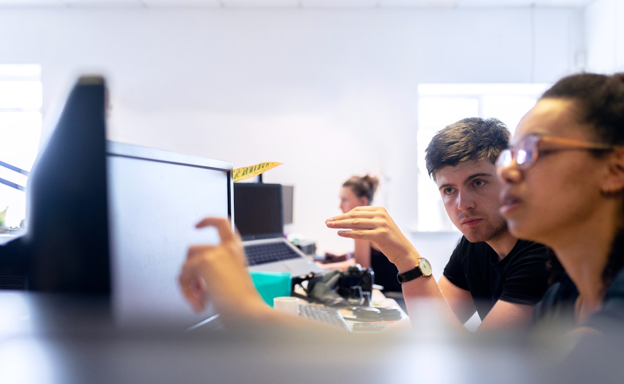 Cooperation two engineers