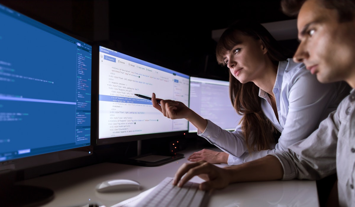 Cybersecurity engineers project desktop