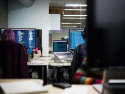Developers behind screens