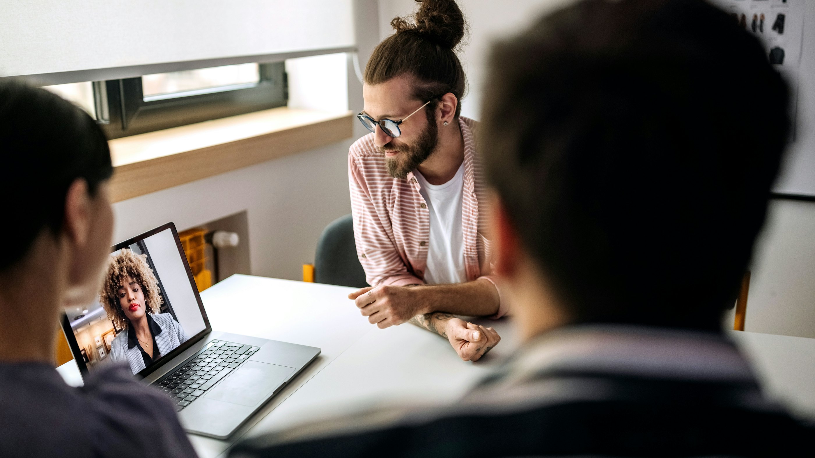 Hybrid office meeting