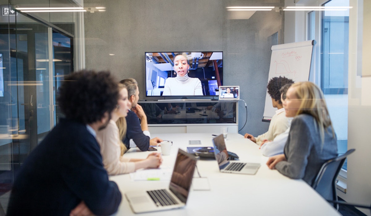 Team meeting video call
