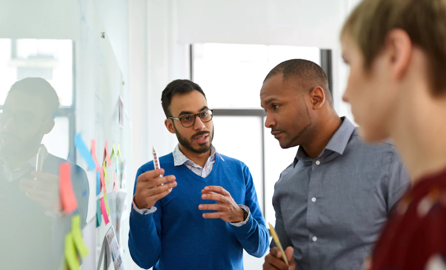 Whiteboard discussion engineers