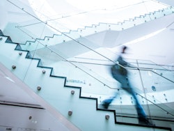 Architectural stairs glass roof
