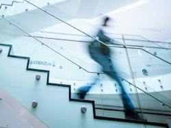 Architectural stairs glass roof
