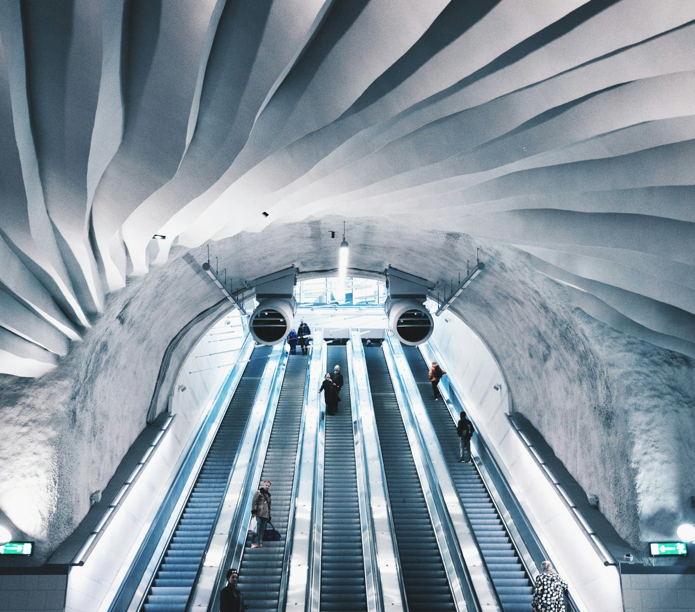 Elevators underground station