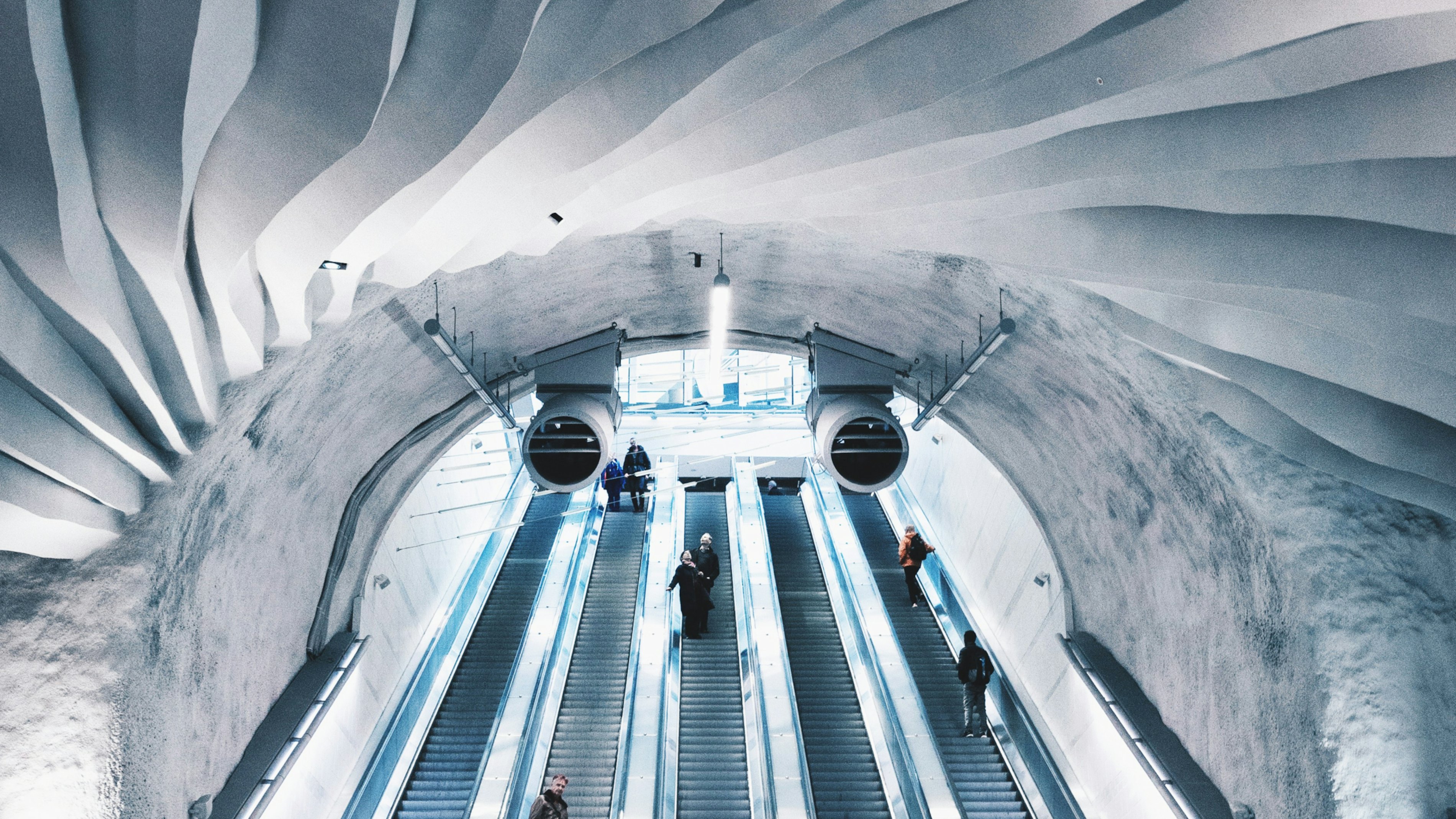 Elevators underground station
