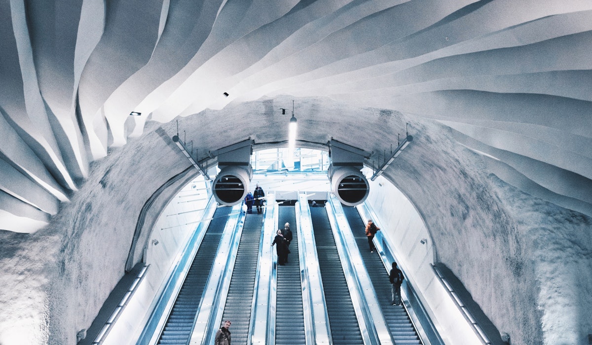 Elevators underground station
