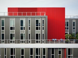 Facade modern building