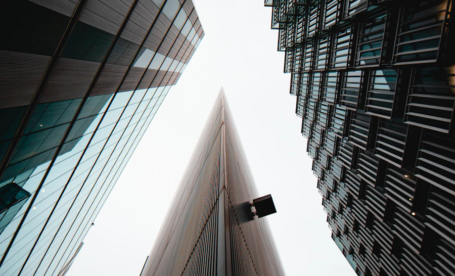 Highrise office buildings