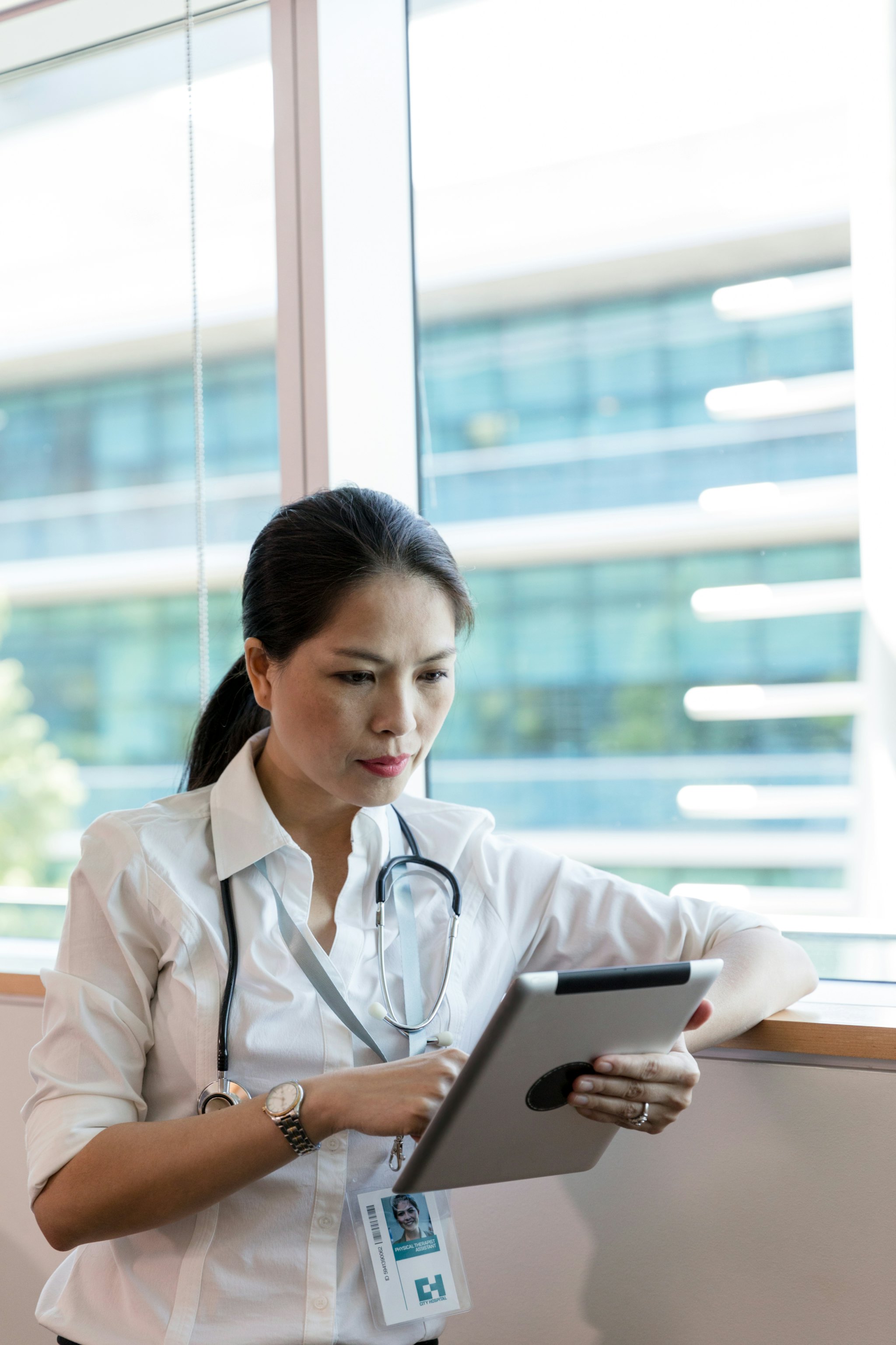 Healthcare doctor with tablet