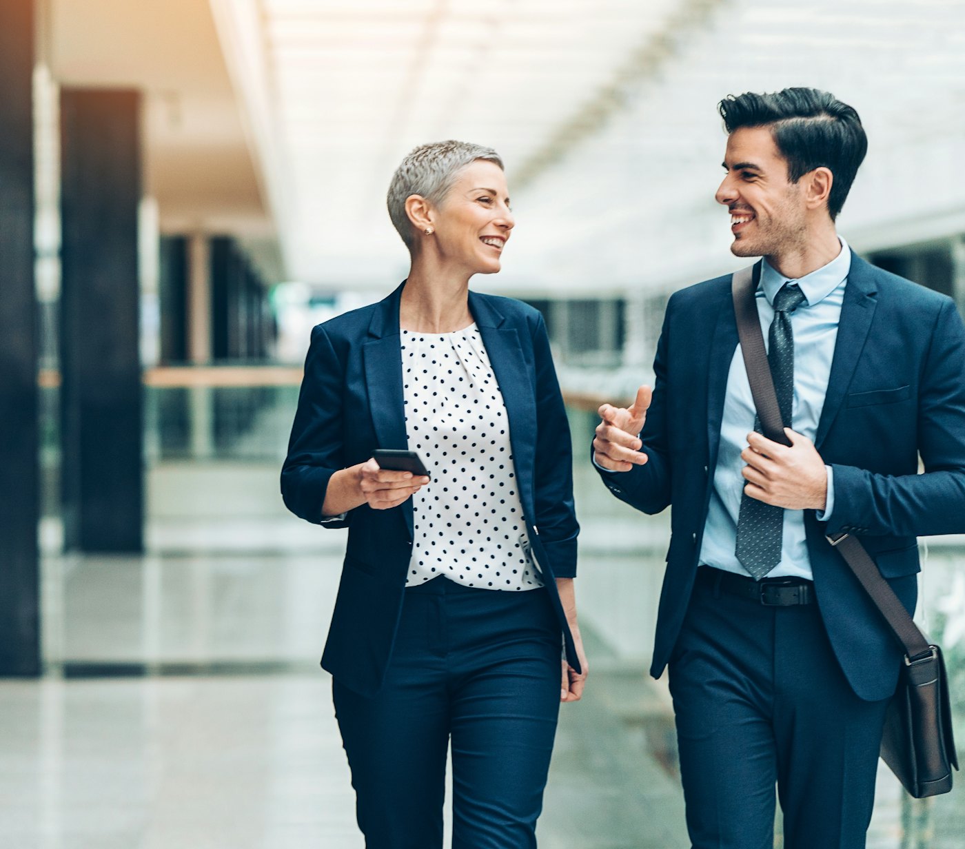 Legal two lawyers walking