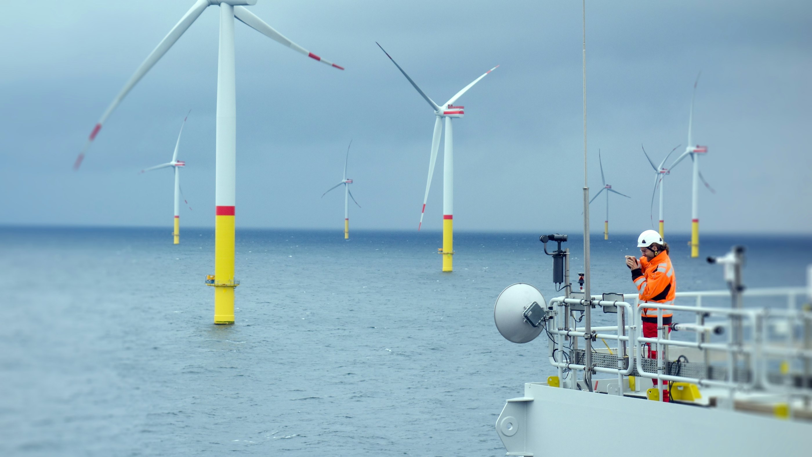 Offshore windmill park