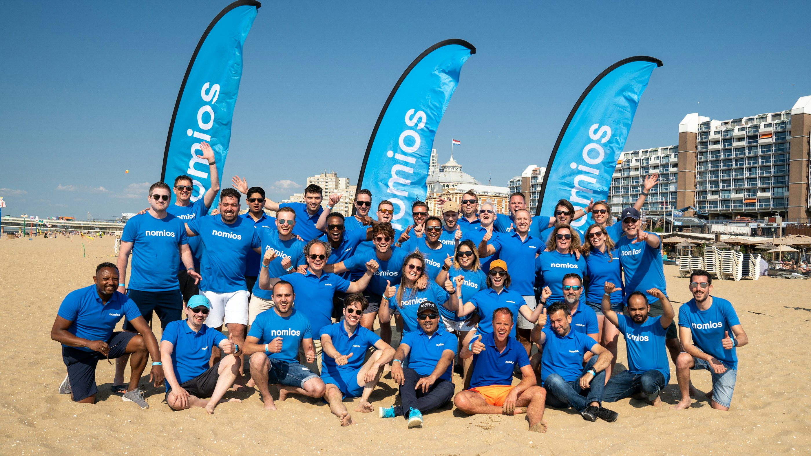 Nomios beach team photo
