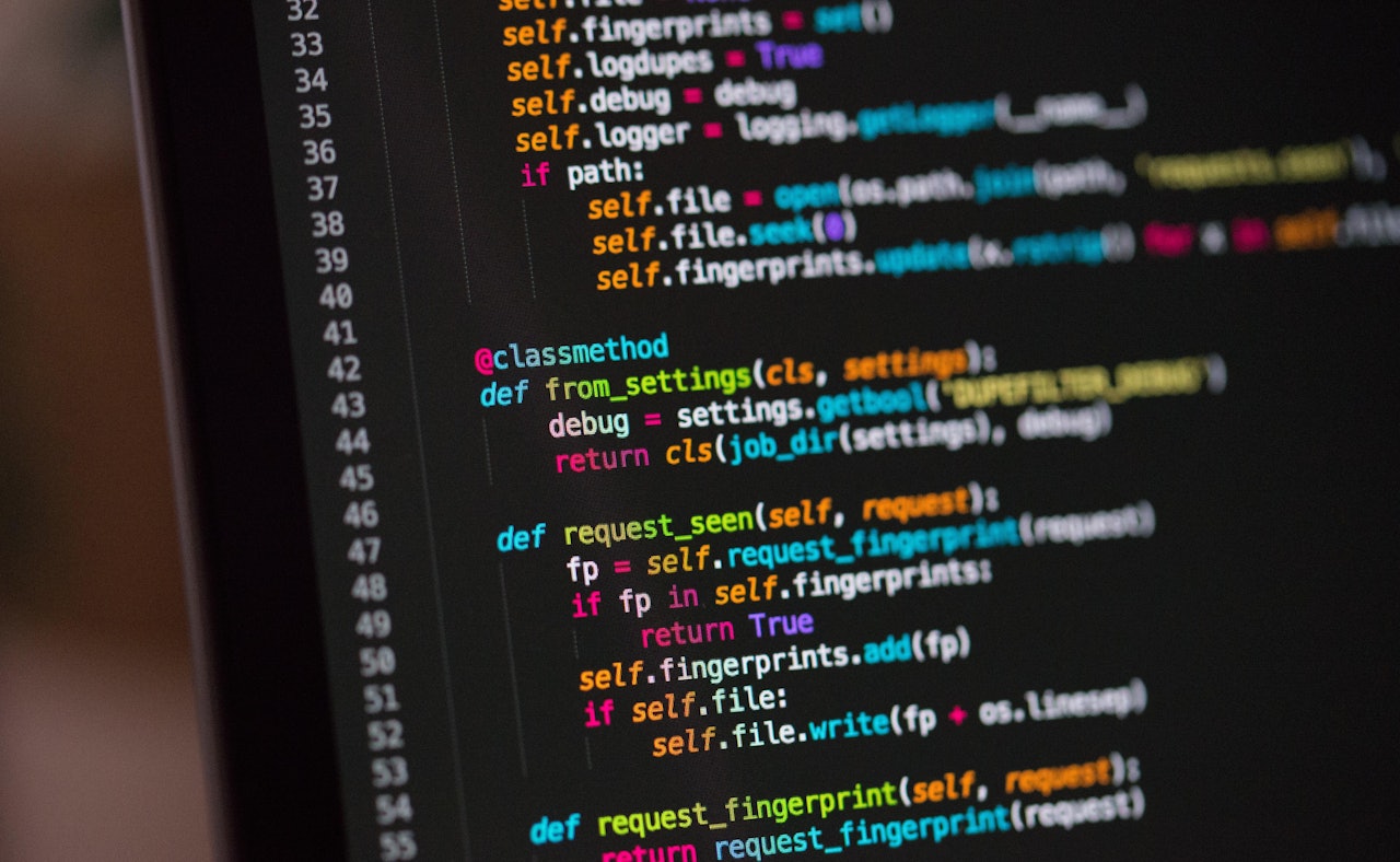 Text on a laptop screen