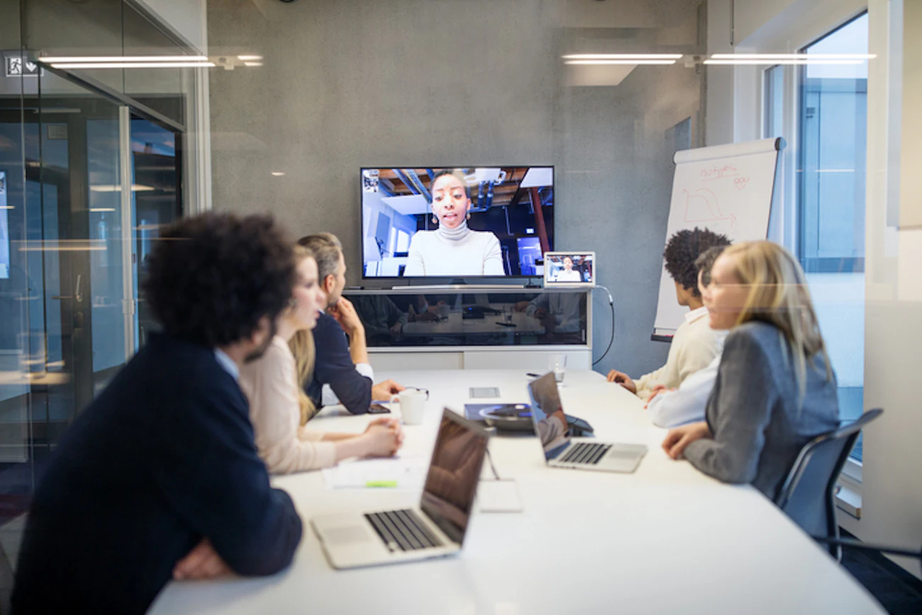 Team meeting video call