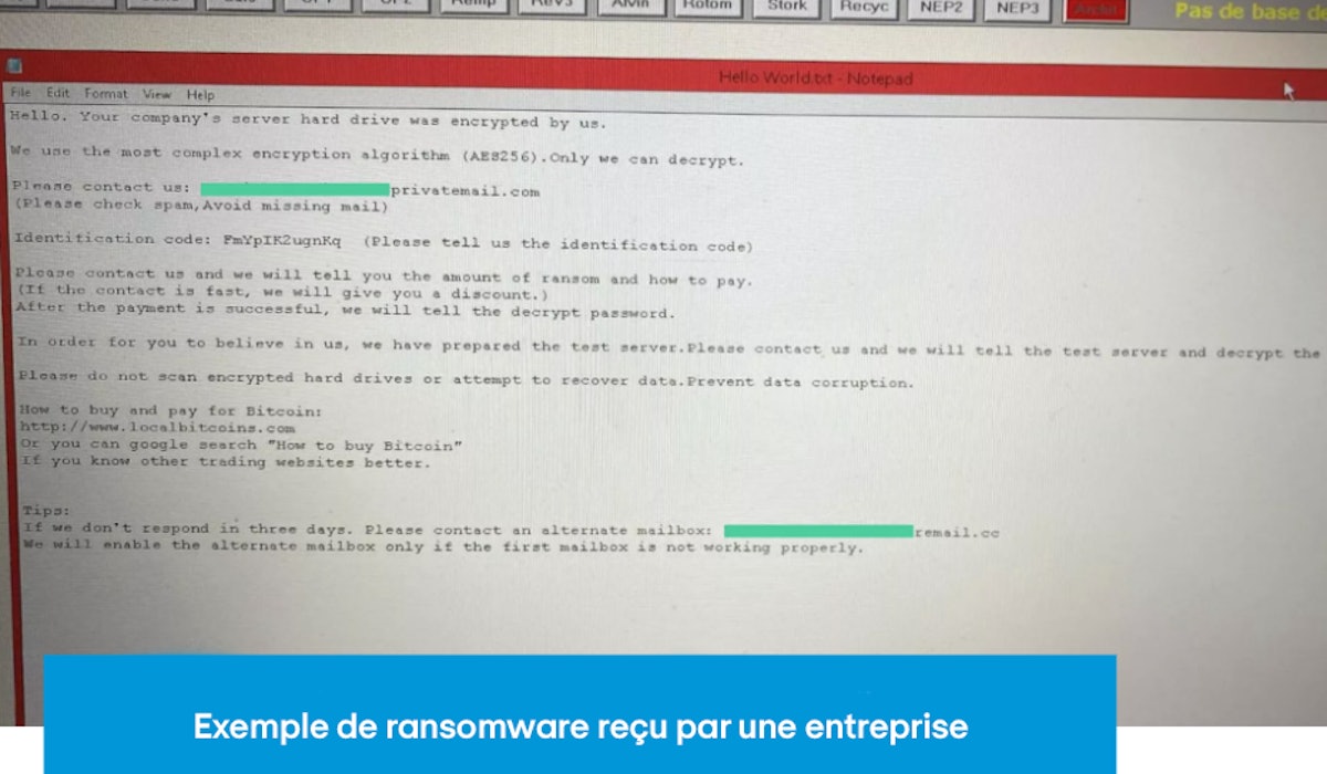 Exemple ransomware