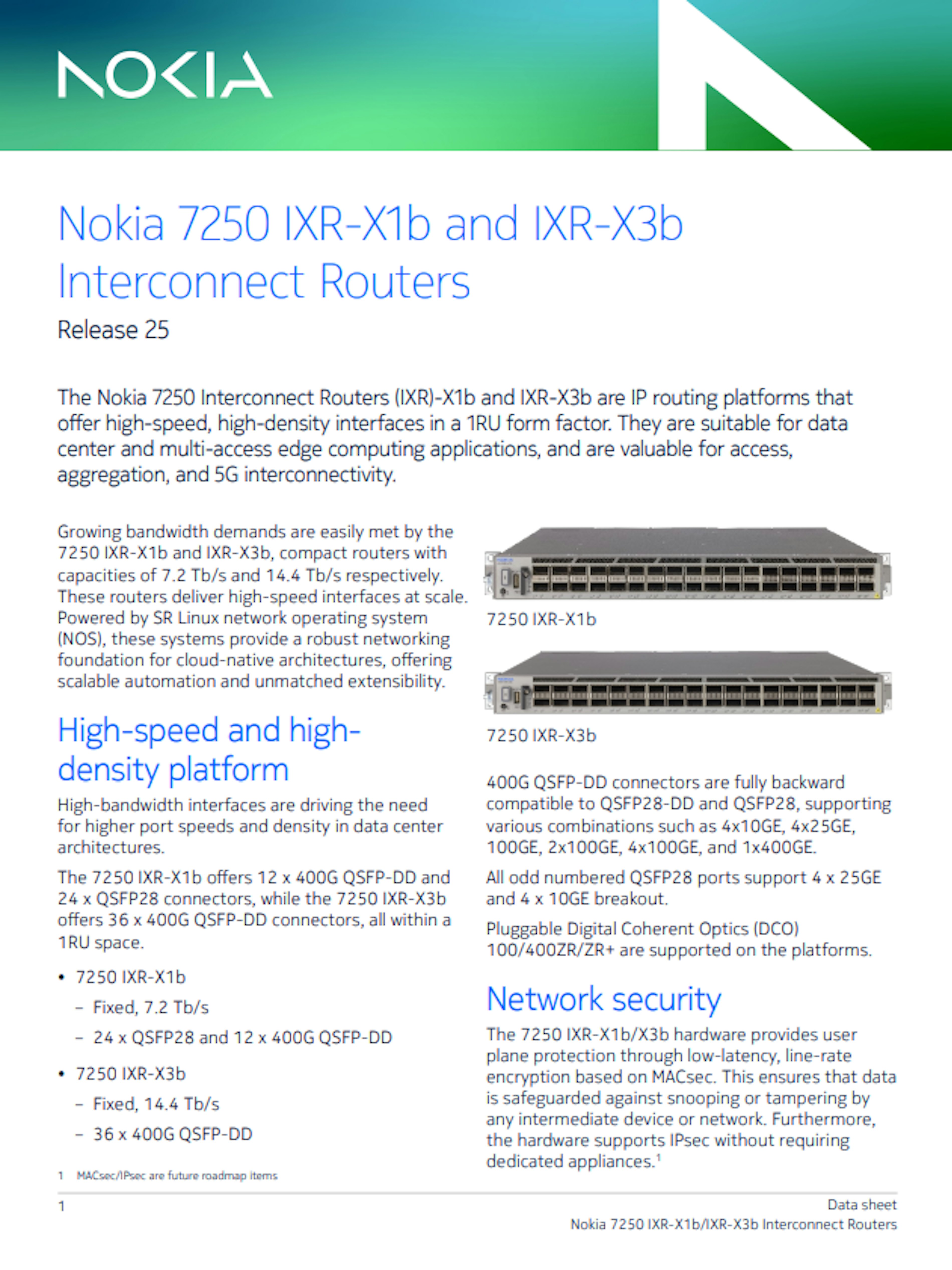 Nokia 7250 IXR Feste Formfaktoren