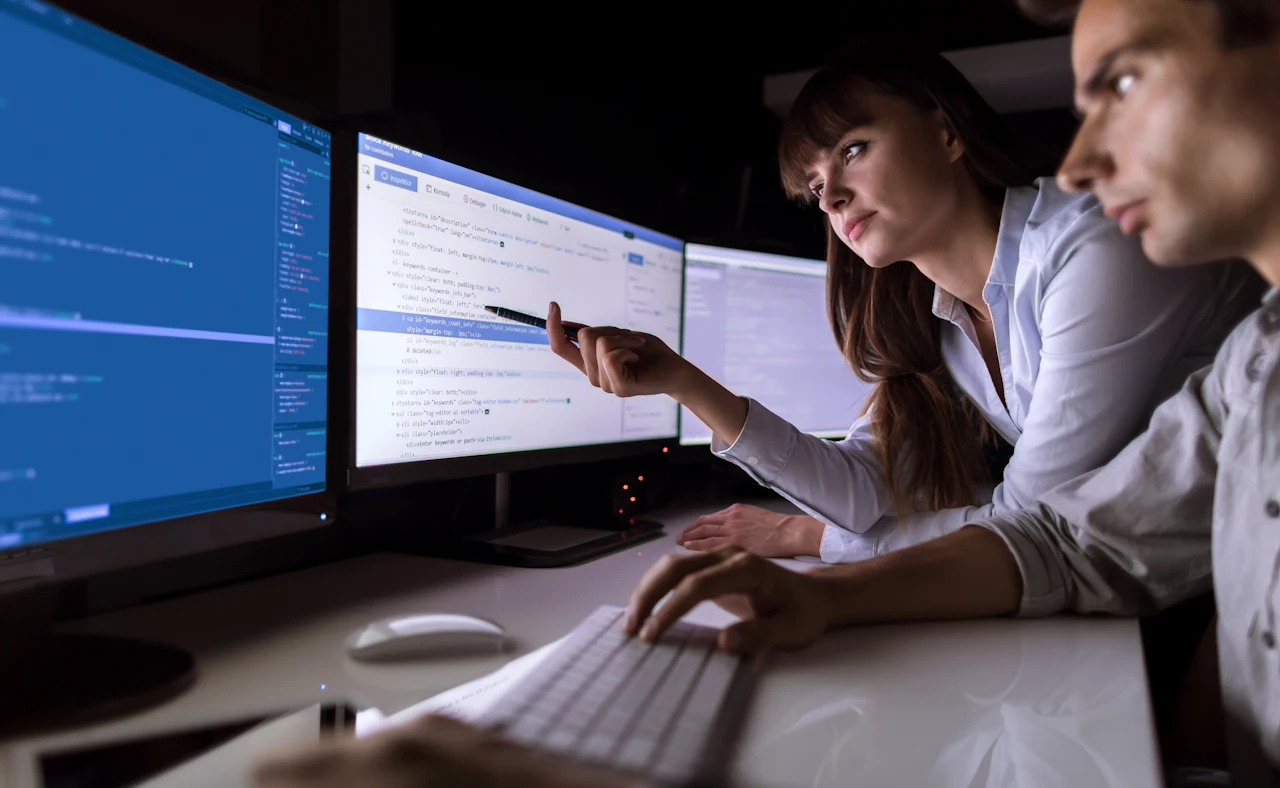 Cybersecurity engineers project desktop