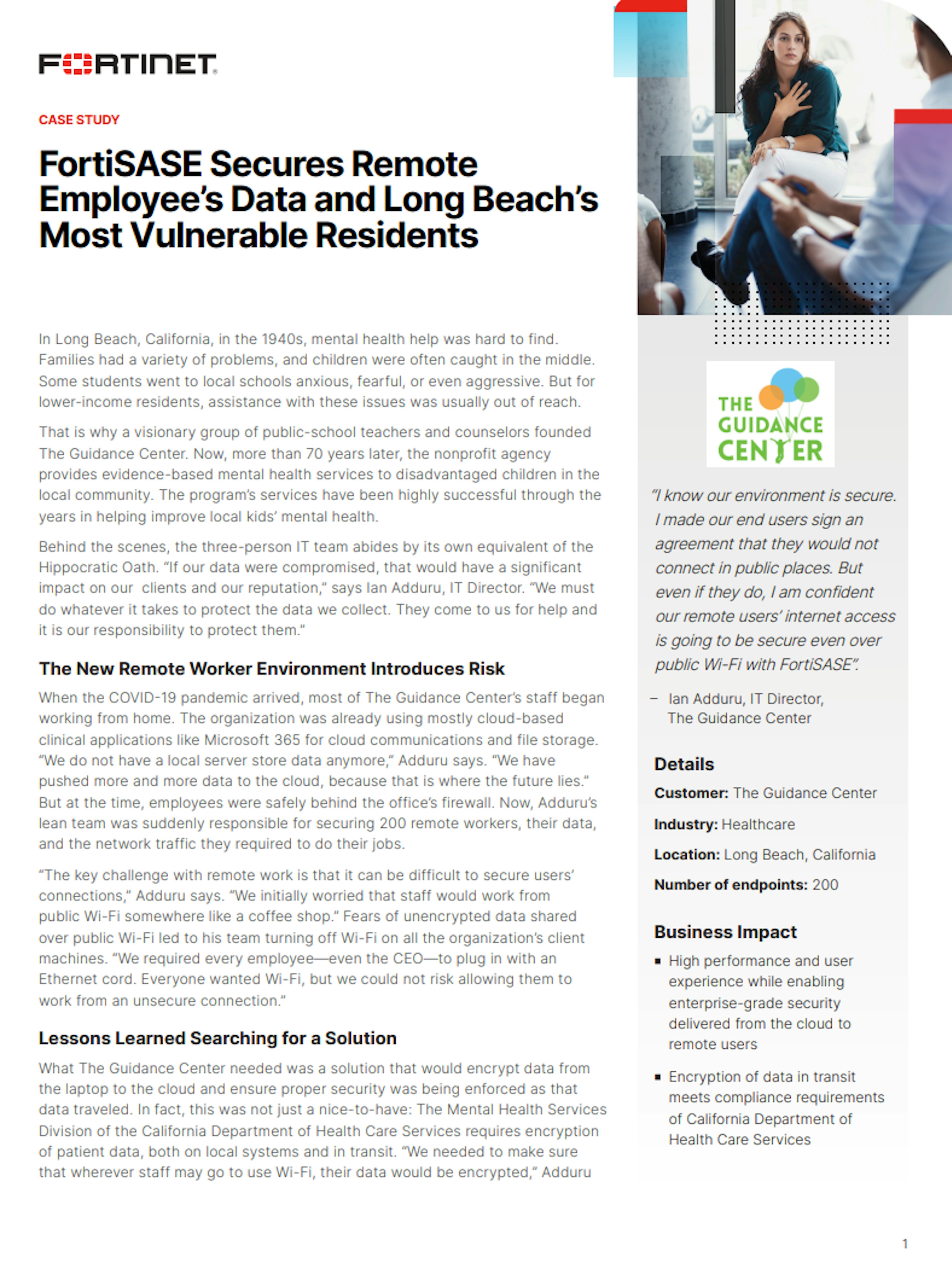 Forti SASE Case Study Download Image