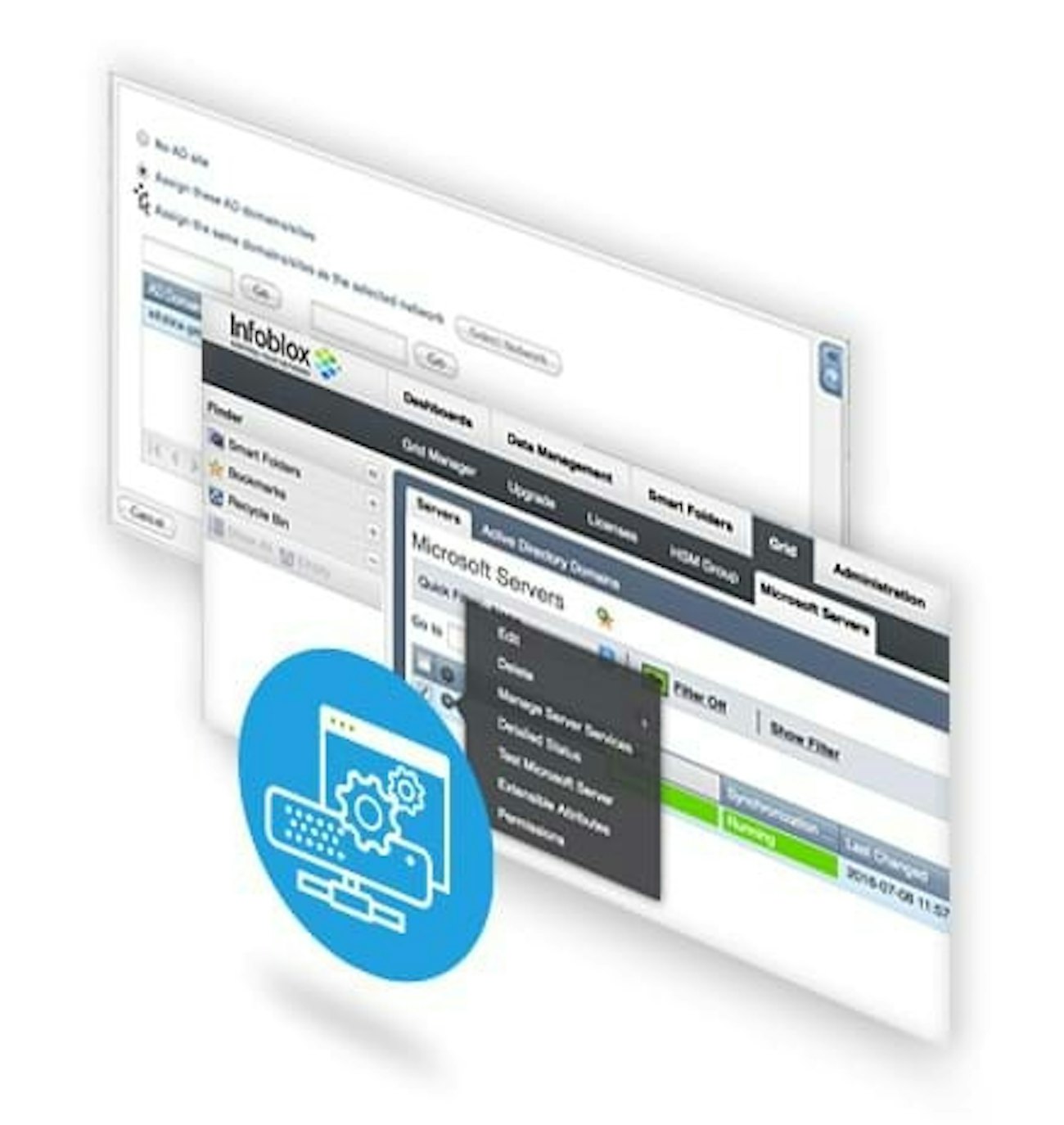 Infoblox agentless integration with ad sites
