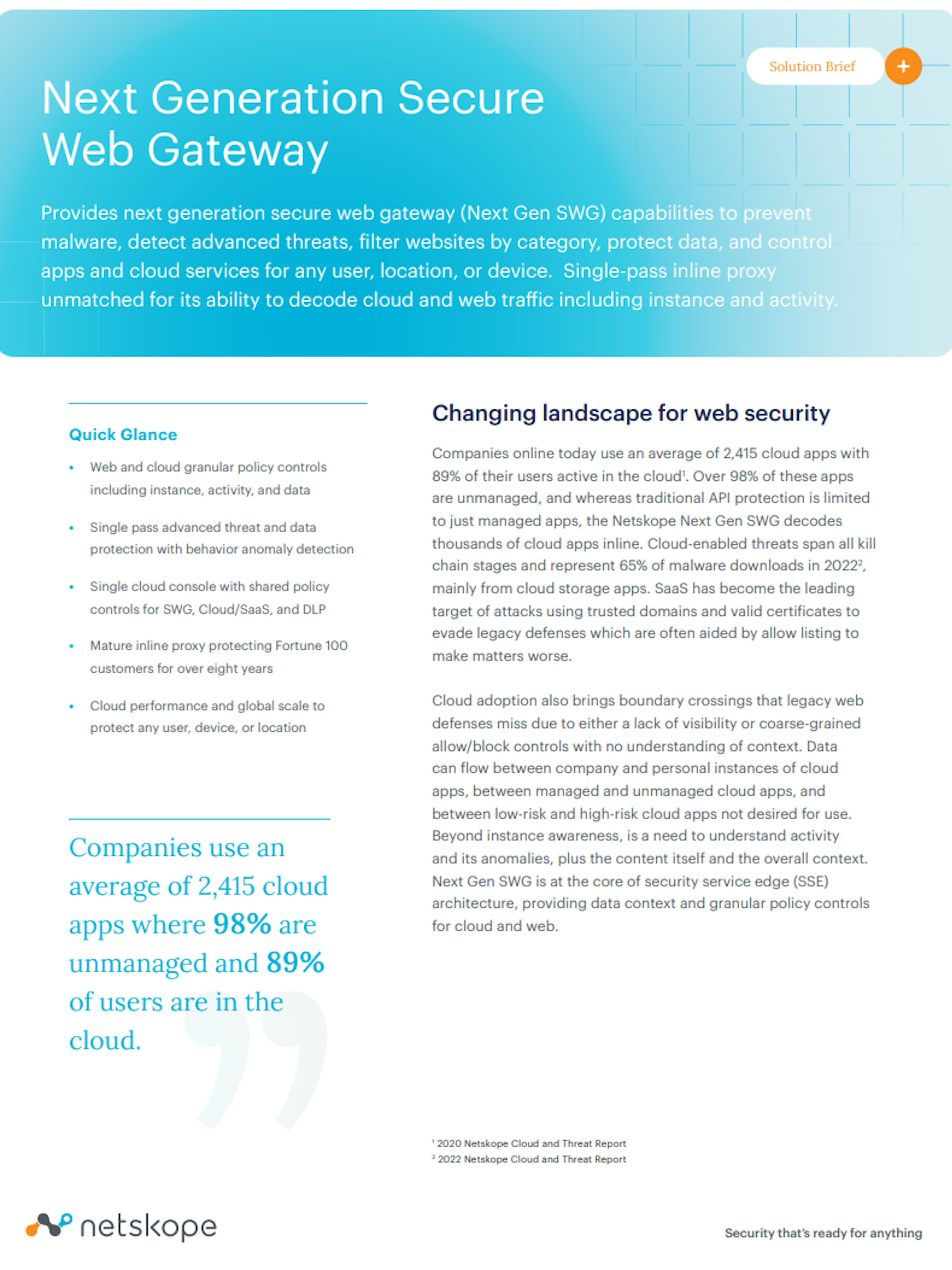 Netskope Secure Web Gateway Download