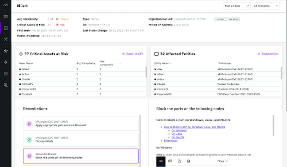 Xm cyber high risk security