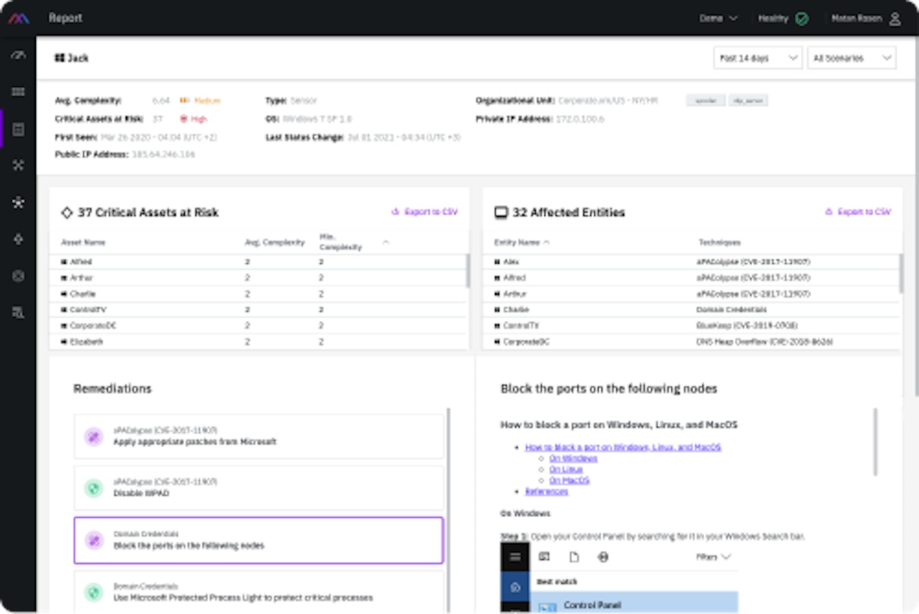 Xm cyber high risk security