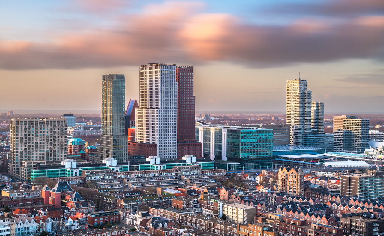 The Hague skyline