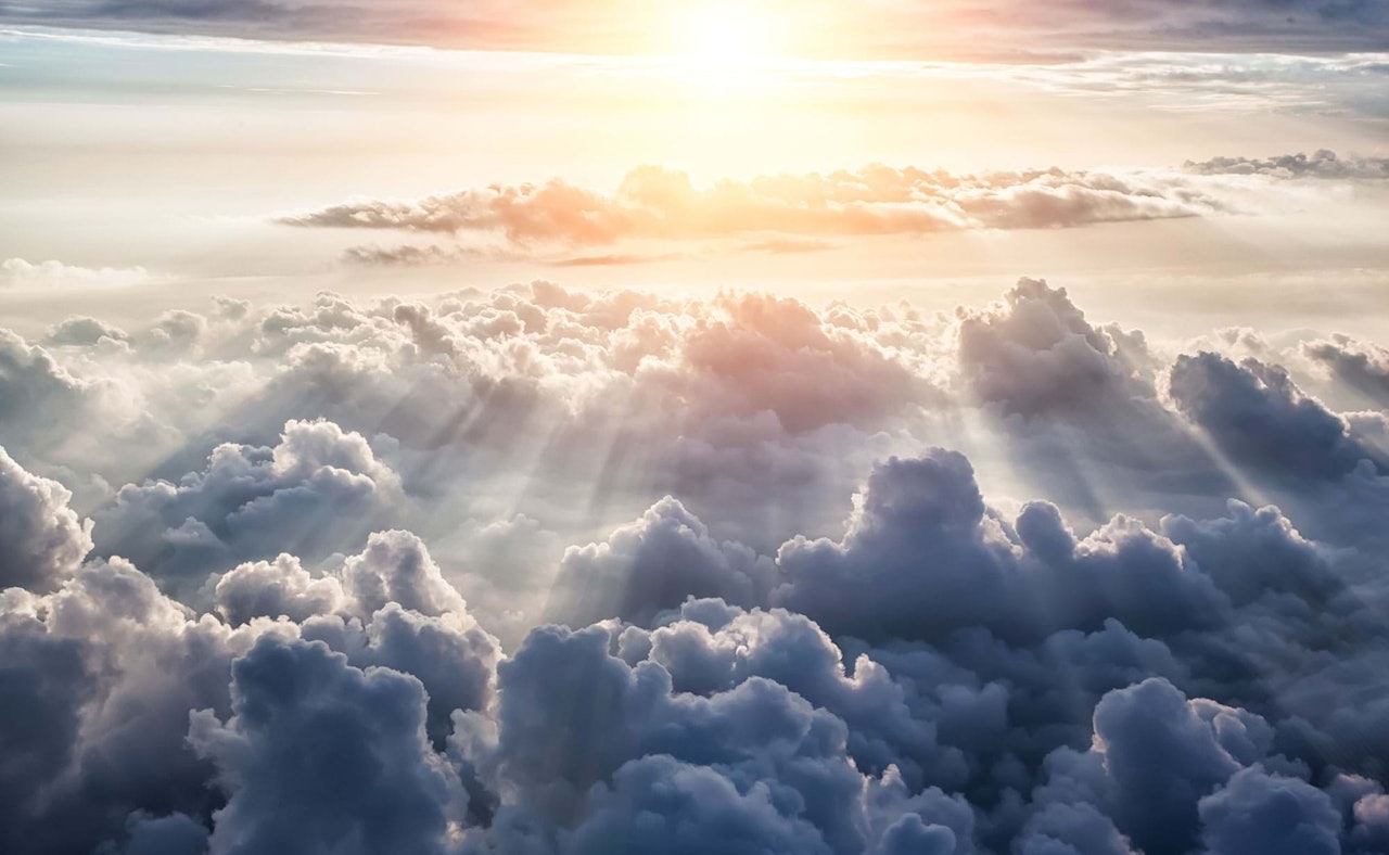 Above the clouds