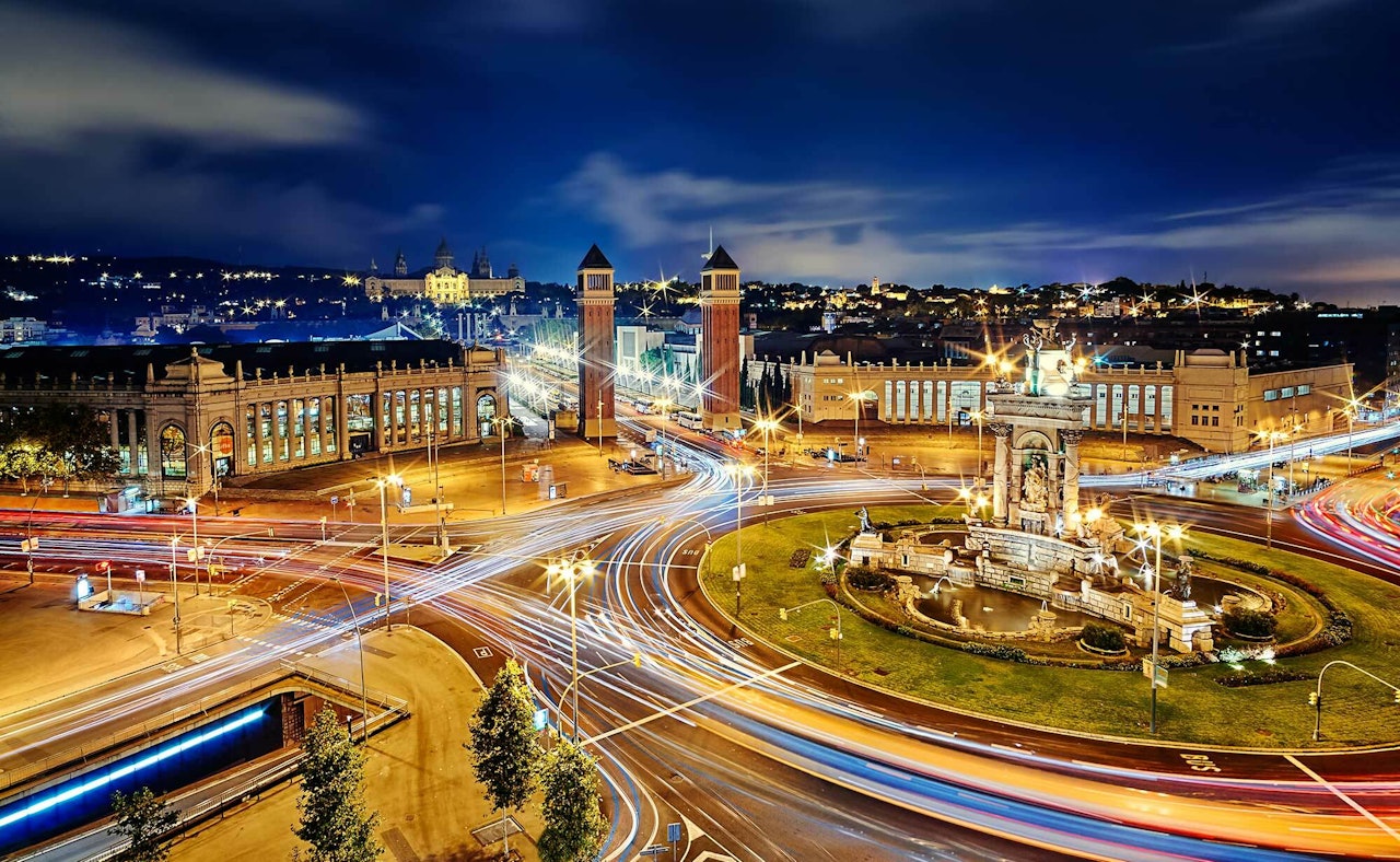 Barcelona plaza