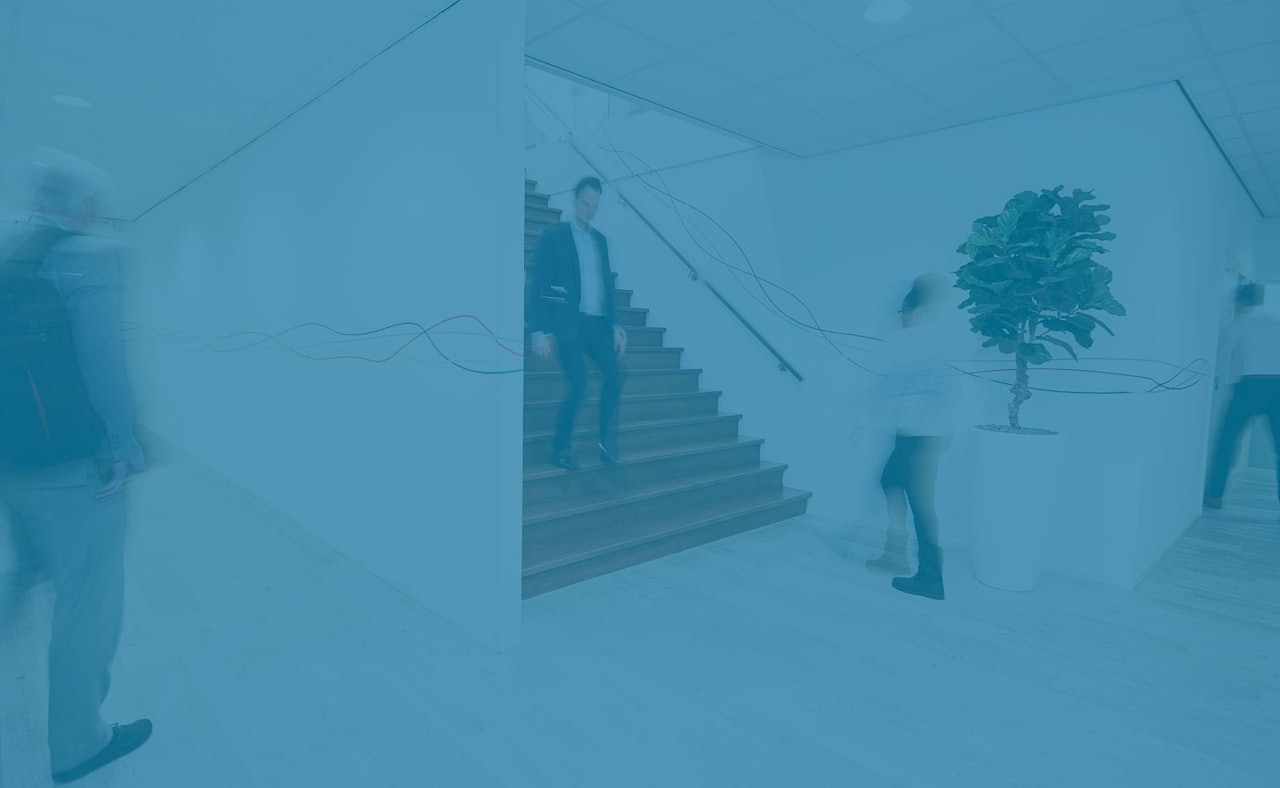 Infradata office stairs
